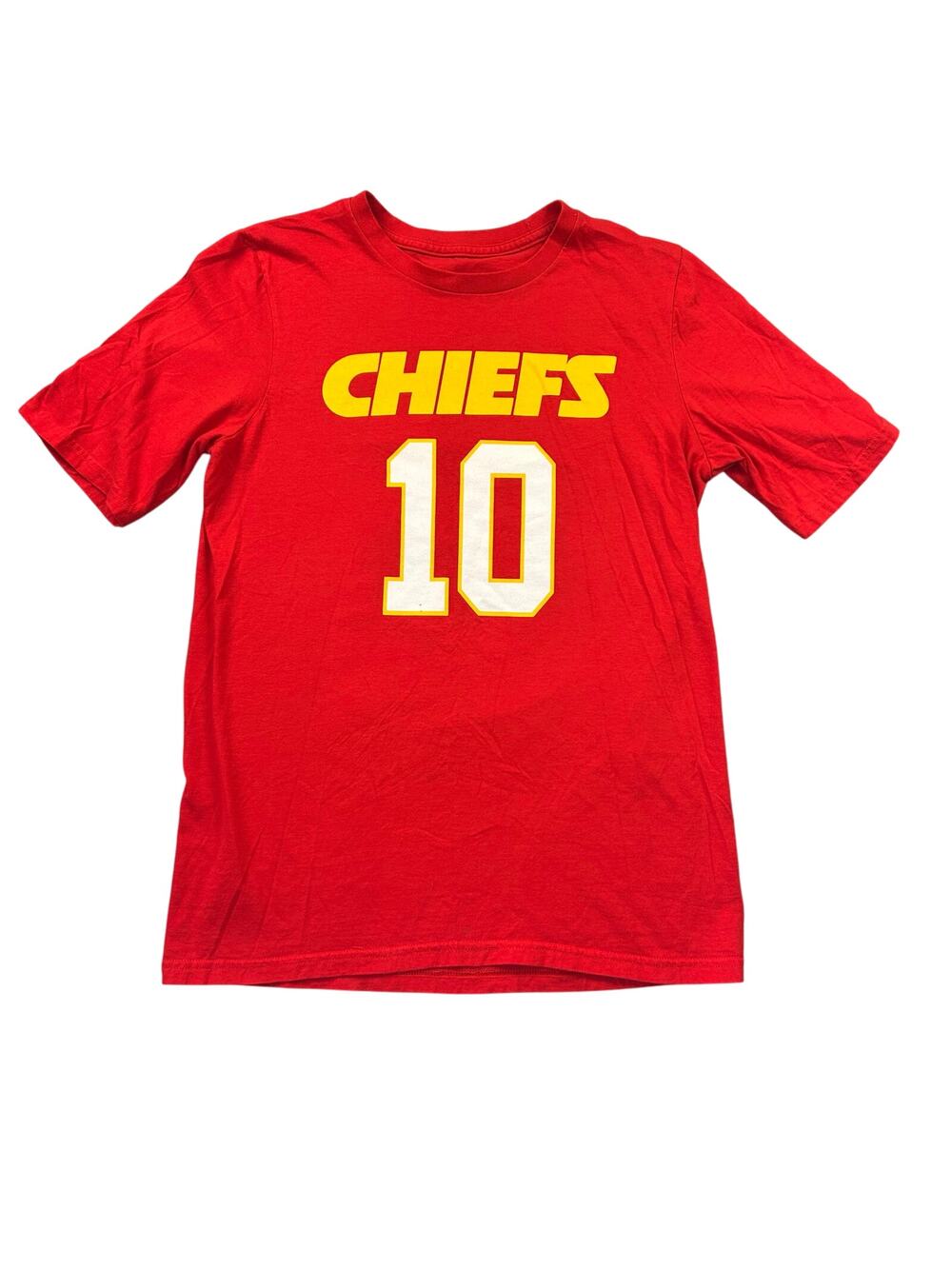 NFL Kansas City Cheifs T-Shirt Jersey Youth XL 18 / 20 Tyreek Hill  #10